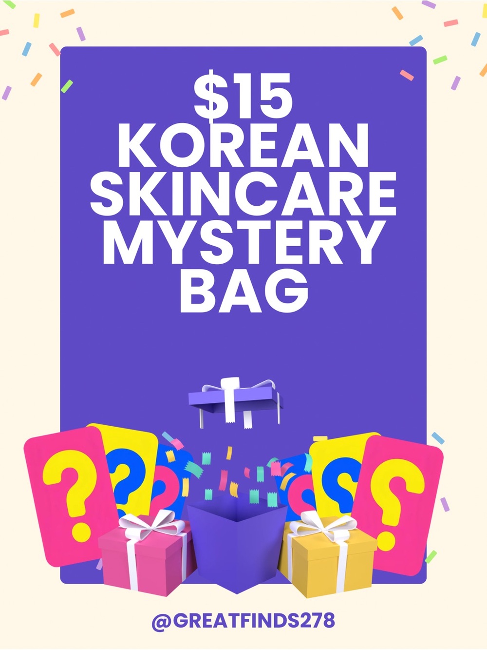 $15 Korean Skincare Mystery Bag